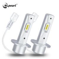 หลอดไฟ Led H3 Nlpearl หลอดไฟ40W ไฟตัดหมอกรถยนต์วันขับรถ8000LM ไฟหน้า H3อัตโนมัติแบบไม่มีพัดลม6000K สีขาว12V 24V ยานยนต์