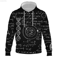 2021 New mathematical formula 3D Print Hoodie Sweatshirts Pullover Men Women Fashion Casual Streetwear Hip Hop Zipper Hoodies Size:XS-5XL