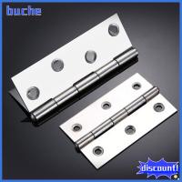 BUCHE 1Pcs 1/1.5/2/2.5/3นิ้ว บานพับประตูบานพับ 201สแตนเลสสตีล อุปกรณ์เสริมหน้าต่าง บานพับไขว้กัน มินิมินิ พับเก็บได้ ฮาร์ดแวร์เฟอร์นิเจอร์ ตู้ประตูหน้าต่าง