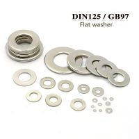 100Pc M1.1 M1.2 M1.3 M1.4 M1.5 M1.6 M1.7 M2 M2.5 M3 M3.5 Washers besar mesin cuci datar baja nirkarat logam besar Gasket polos mesin cuci