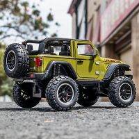 รถจี๊ป1:20 Wrangler Rubicon 1941โมเดลรถเสมือนจริงและสวยงามมากรถของเล่นรถของเล่นของสะสมโลหะผสมแบบออฟโรดสำหรับเด็ก