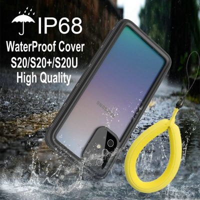 IP68 Diving Waterproof Hard Case for Samsung S23 S22 S21 S20 Ultra Note 20 Note 10 Plus S10 S9 Anti-fall Dustproof Clear Cover Phone Cases