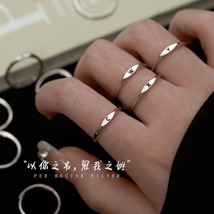 cod-english-letter-ring-female-korean-version-fashion-personality-element-circle-opening-26-name