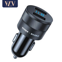 YLV 15W ที่ชาจในรถยนต์ ที่ชาร์จในรถ หัวชาร์จรถยนต์ ที่ชาร์จแบตรถ QC3.0 ชาร์จเร็ว อะแดปเตอร์ชาร์จในรถ หัวชาร์จในรถ หัวชาร์จเร็วบนรถ ที่ชาร์จม