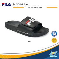 Fila ฟีล่า รองเท้าแตะ รองเท้าแบบสวม รองเท้าสีดำ สำหรับผู้ชาย M SD Niche SDST221007 BK (690)