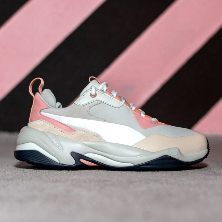 HCM]Giày Puma Thunder - 369453 01 - xám hồng 