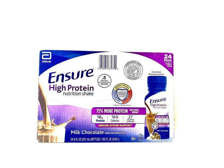 Ensure High Protein Nutrition Shake MILK CHOCOLATE 8 Oz (237 mL) 24