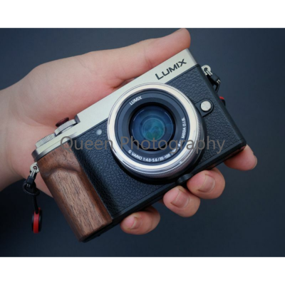 กล้อง Hand Grip ผู้ถืออุปกรณ์เสริม FR Panasonic Lumix GX9 DC-GX9ไม้มะเกลือวอลนัทไม้สตูดิโอถ่ายภาพผู้ถือ อุปกรณ์