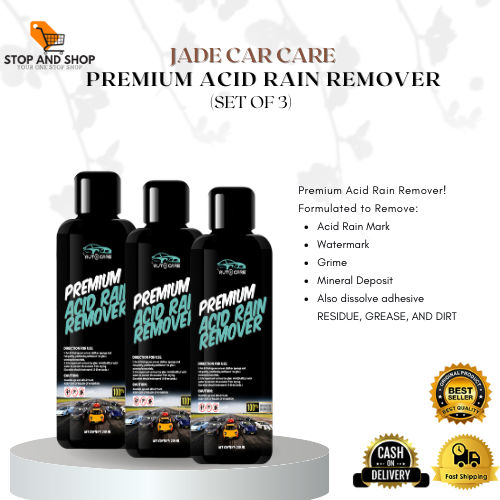 MCJOY AUTO CARE PREMIUM ACID RAIN REMOVER 250ML (SET OF 3) / WINDSHIELD