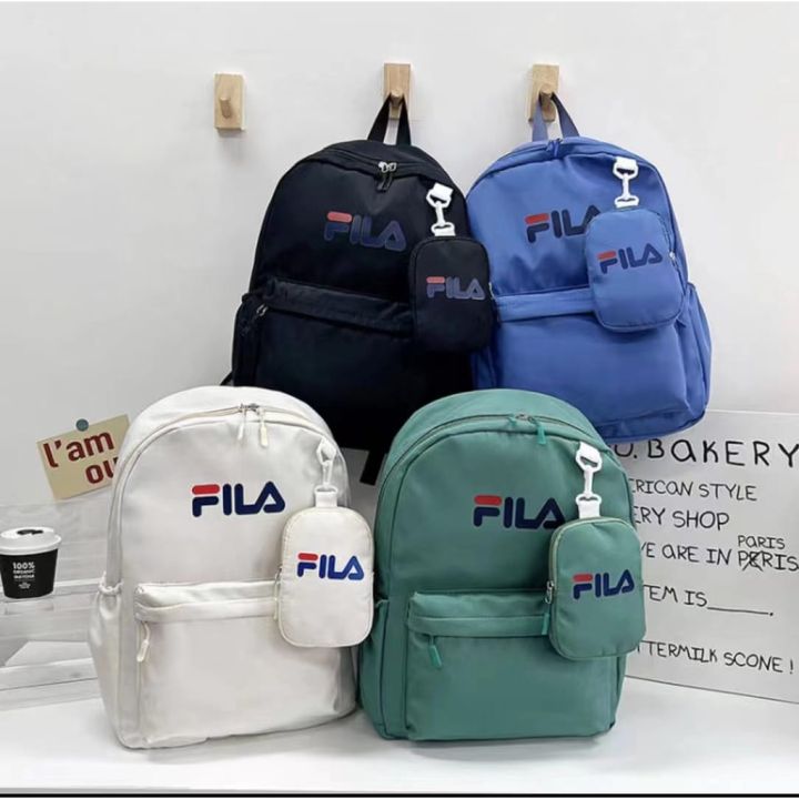 Filabackpack Cod Fila. Korean Fashon Style School Backpack For Boy For Girl  Women Men High School | Lazada Ph