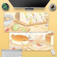 90x40cm Shiba Inu Mouse Pad HD Print Big Cute Deskpad Computer PC Kawaii Mausepad Writing Keyboard Mat Gaming Accessories