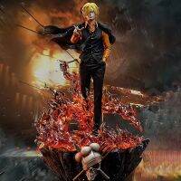 รูป GK สามพลังการต่อสู้เลือด Sanji Luffy Sauron ฉากรูปปั้นโมเดลอะนิเมะของขวัญตกแต่ง ~