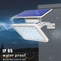 Solar Lamp 48 leds Solar Light For Outdoor Garden Wall Yard LED Security Lighting With 800lm Adustable Lighting