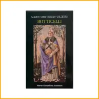 โกลเด้น Botticelli Tarot เกมกระดาน: บัตร Oracle 78 ใบพร้อมคู่มือสำหรับผู้เริ่มต้นชายและหญิง