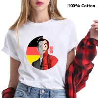 Trend Design La Casa De Papel BERLIN House of Paper Tshirt Women Stylish Bella Ciao Tee Popular Personalized Short Sleeve Women Tshirt YZSE