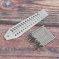 ✘ 15Pcs/set 36 Holes Steel Board 7-20 Watch Dial Punching Tool 14Pcs Screw Tap Tapping Accessories Kit Hand Tool for Watchmaker