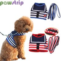 Dog Harness with Leash Adjustable Breathable Summer Pet Harness Vest For Small Medium Dogs Cats Outdoor Pet Walking Lead Leash Leashes