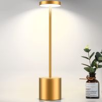 ✗✔♘ LED Cordless Table Lamp Touch Sensor Bar Table Lamp 6000mAh USB Rechargeable Metal Desk Lamp Night Light for Restaurant Coffee