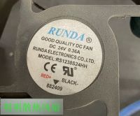 Niudi รันดา RS1238S24HH 24V 0.36A 12ซม. 12038พัดลมคอมพิวเตอร์