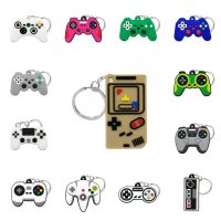 1PCS PVC new keychain hot sale game machine key rings cute cartoon Gamepad Joystick fit men boy keys accessories Holiday gifts Key Chains