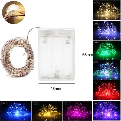 1M/2M/3M/5M Photo Clip Festoon Led String Fairy Lights Battery Operated Garland New Years Party Christmas Decorations for Home Room