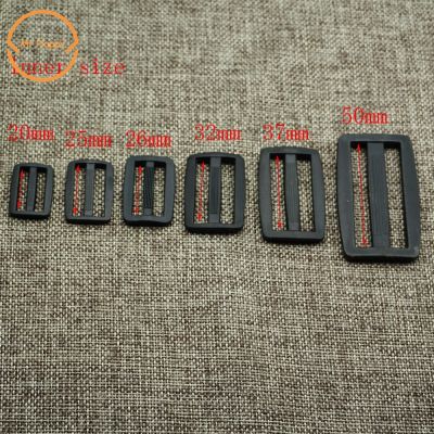 10pcs Nylon/POM Buckle 15mm/20mm/25mm/32mm/38mm/50mm Adjustable Buckles Dual/Tri Buckles for Belt Suitcase Accessories