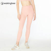 Wakingbee Loop Leggings (Pink) เลกกิ้งออกกำลังกาย ทำจากผ้ารีไซเคิลรักษ์โลก ผ้ายืดหยุ่น กระชับ กันยูวี แห้งเร็ว มีกระเป๋า