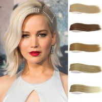 Synthetic Invisable Seamless Hair Clip In Piece Extension Lining of Top Side Cover Hairpiece