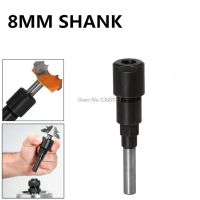 8Mm Shank เครื่องแกะสลัก Extension Rod Milling Cutter Router Bit Extension Collet Dropship