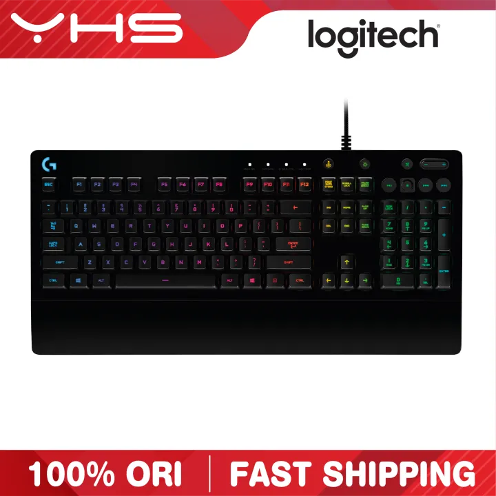 LOGITECH G213 Gaming Keyboard with LIGHTSYNC RGB Lightning, Onboard Media  Controls & Spill-Resistant Design | Lazada