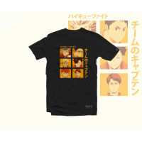 【Fashion】เสื้อผ้าแฟชั่นสไตล์ใหม่ Anime Shirt - ETQTCo. - Haikyuu - Team Captains แฟชั่นแขนสั้นผ้าฝ้าย