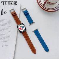 TUKE Smart Watch สายหนังสำหรับ Apple Watch Band 49มม. เปลี่ยนสร้อยข้อมือหนังที่ทนทานเป็นพิเศษสำหรับ I Watch Series 8สายรัดข้อมือ