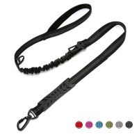 Elastic Bungee Dog Leash For Small Medium Large Dogs Leashes Walking Shock Absorption Two Handle Dog Leash Pets Accessories