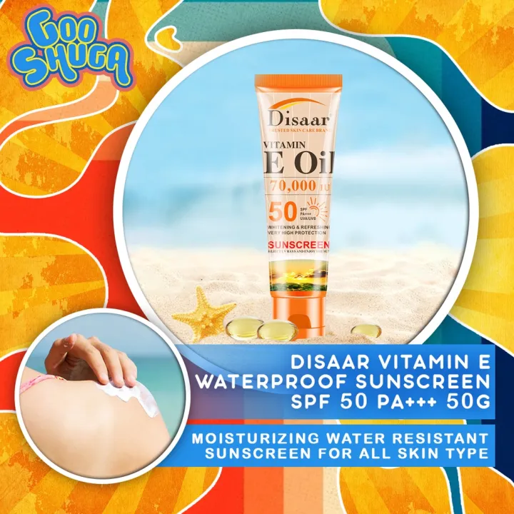 [ Goo Shuga ]Disaar Vitamin E Sunscreen Protetor Whitening Solar Ray Uv