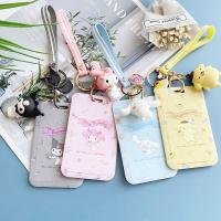 hot！【DT】☸♝☫  Business Card Holder Cartoon Lanyard Credit Holders Bank ID Badge Child Bus Cover