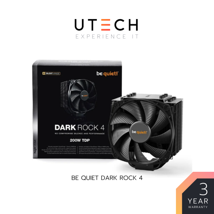 ชุดระบายความร้อนซีพียู-be-quiet-cpu-cooler-dark-rock-4-by-utech