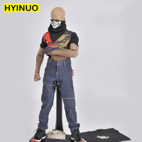 16 Scale Face Towel Men Fashion Skeleton Face Towel Male Square Scarf Playing Toy for 12" Action Figure Body Accessory