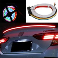 1.2M Flexible Car Exterior LED Strip Lights Waterproof Daytime Running Turn Signal Tail Lights Car License Plate Light DC12V