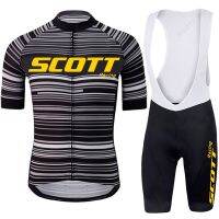 กลางแจ้ง SCOTT Racing ผู้ชายสูทแขนสั้นจักรยานเสือภูเขาย์กีฬาขี่จักรยานย์เสื้อผ้า