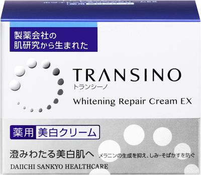 Transino Medicated Whitening Repair Cream EX ขนาด 35 กรัม ครีมบำรุงผิวหน้าเนื้อเจล ช่วยยับยั้งจุดด่างดำบนใบหน้า