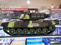 รถบังคับวิทยุRC รถถังคันใหญ่ มีไฟ LED เสียงเอฟเฟค รุ่น dancheng toys 0139 สีเขียว