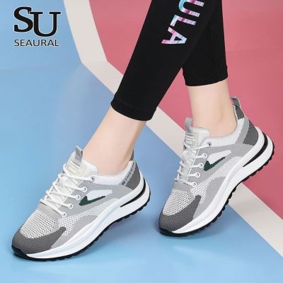 SEAURAL รองเท้าผู้หญิง,รองเท้ากีฬาลำลองสไตล์เกาหลี Kasut Perempuan Murah dan Cantik JY2106