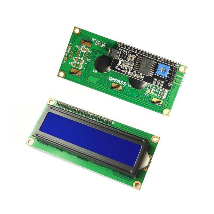 LCD1602 1602 LCD Module Blue / Yellow Green Screen 16x2 Character LCD ...