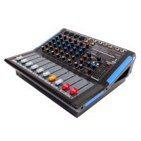 Professional Power Mixer 8 CH รุ่น MPU-81 (BT) ยี่ห้อ CLE 2x150 W RMS (4 OHM) เพาเวอร์มิกเซอร์ 8 ช่อง รองรับ Bluetooth USB บันทึกเสียงได้ TRS/XLR input