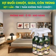 Xịt Chuột Gián Muỗi Côn Trùng Sinh Học BioCare 300ml Không Mùi An Toàn