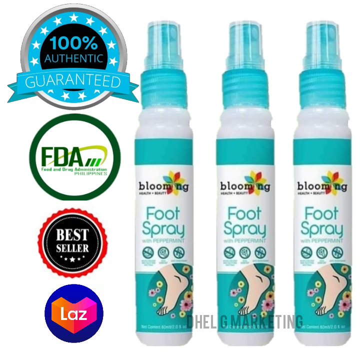 Blooming Foot Spray Dry ANTIPERSPIRANT Lazada PH