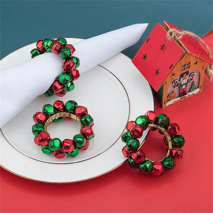 Red napkin sale rings