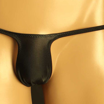 ระบายอากาศผู้ชายทองกางเกงแนวราบเซ็กซี่ชุดชั้นในอวัยวะเพศชายกระเป๋านูนชุดชั้นในผ้าไหมน้ำแข็ง T-Back กางเกงเปิดก้นจีสตริง