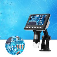 ☃ 1000X USB Digital Electron Microscope 4.3 Inch Large Base LCD Display 8 LED lights 1 1000X Continuous Amplification Magnifier