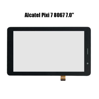 หน้าจอสัมผัส Digitizer Alcatel Pixi เด็ก8067 Alcatel Pixi 7 8067แท็บเล็ตหน้าจอสัมผัสแก้วเซ็นเซอร์สำรอง